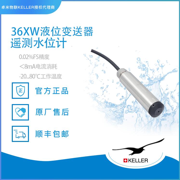 瑞士KELLER PR-36XW高精度液位计：长期稳定性领先的投入式液位变送器